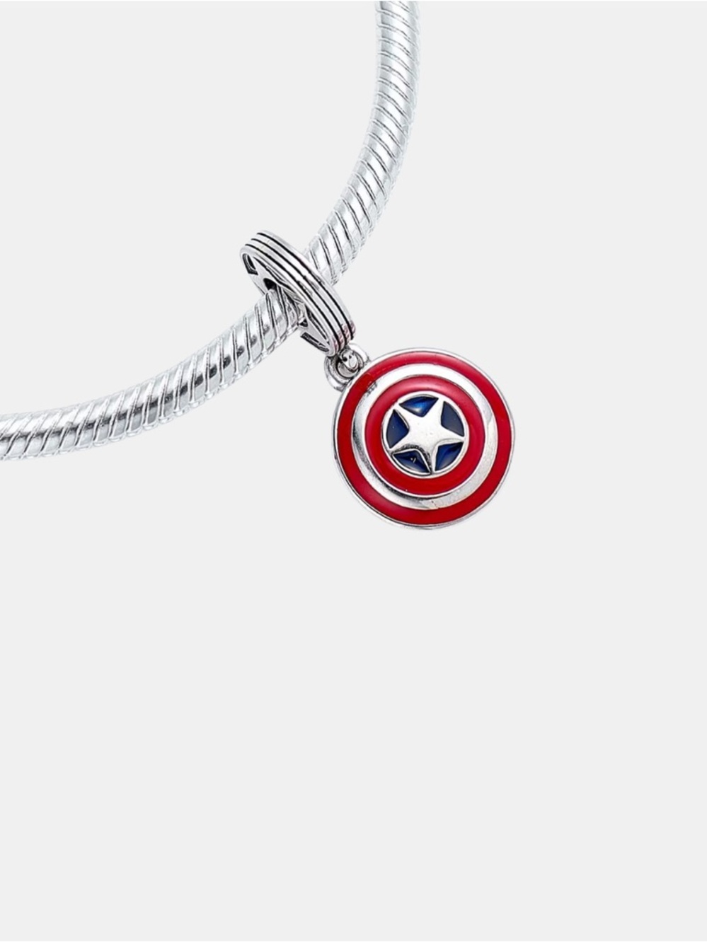 New Pandora Avengers Captain America Shield Charm - Picture 3 of 3